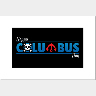 Happy Columbus Day - Anime Logo Posters and Art